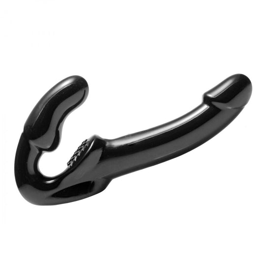 Revolver strapless strap on dildo, g spot stimulator, pleasure for couples, ergonomic design.