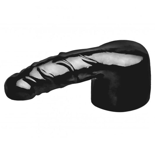 Thunder Shaft wand attachment, a textured grey sleeve for intense massage pleasure.