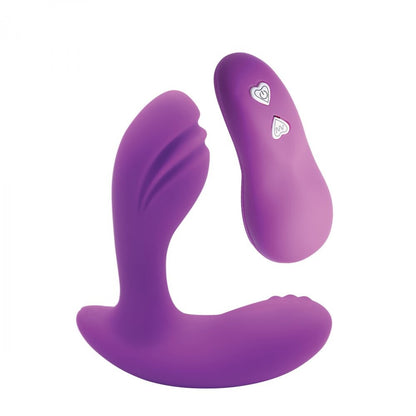 Teal coloured Inmi g-spot vibrator with a smooth, pearlised finish for targeted pleasure.