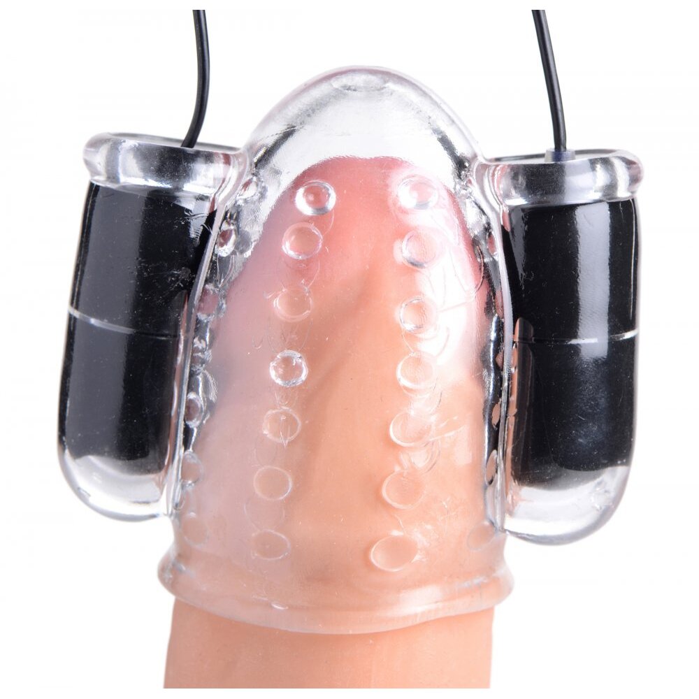 The trinity vibes 20x deluxe teaser, a dual-headed vibrator in a sleek design.