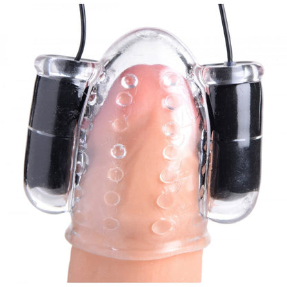 The trinity vibes 20x deluxe teaser, a dual-headed vibrator in a sleek design.