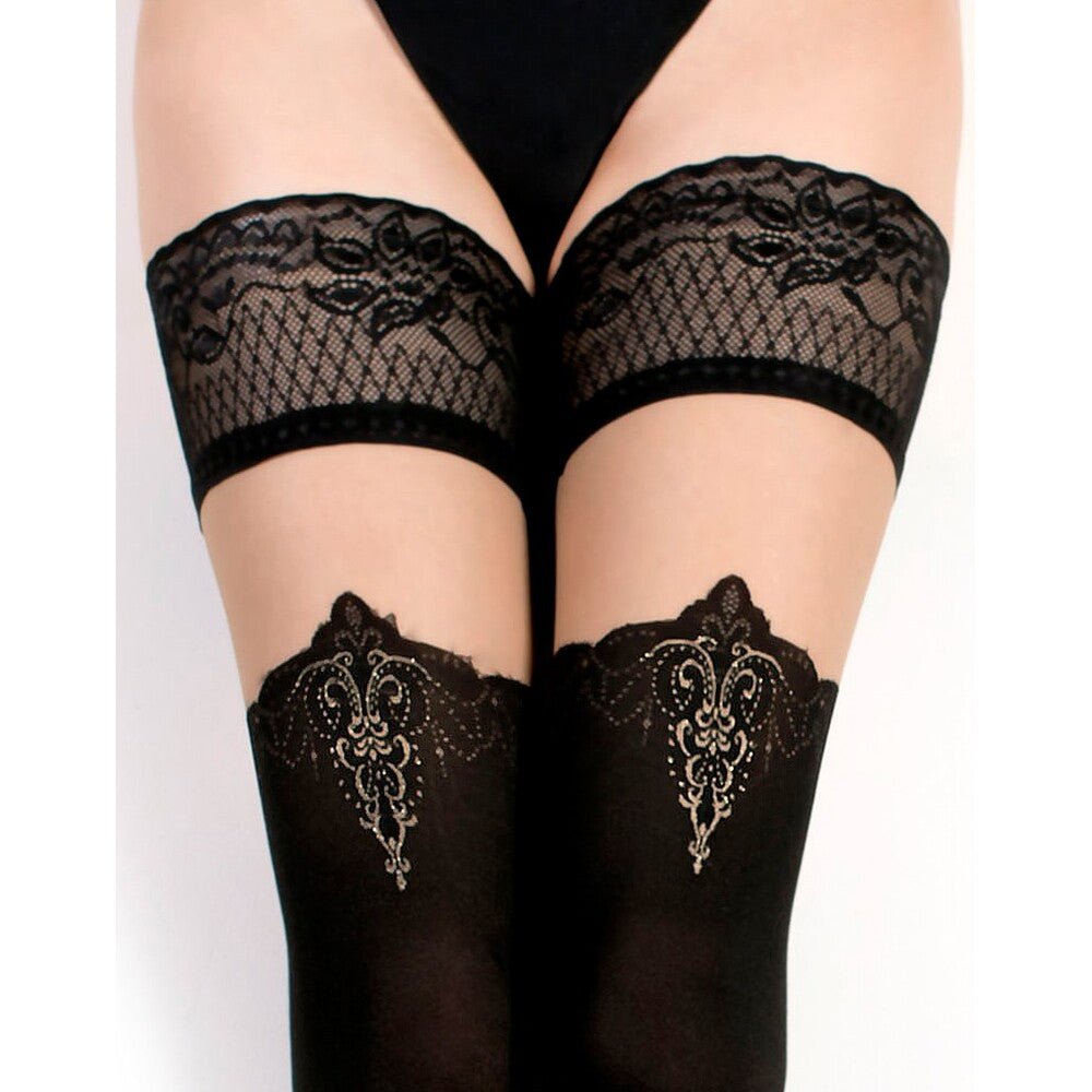 Ballerina Fantasy tights, sheer stockings with a subtle shimmer, perfect for a special occasion.