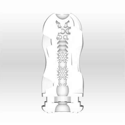Tenga air tech reusable vacuum cup masturbator, a regular-sized self-pleasure aid for men.