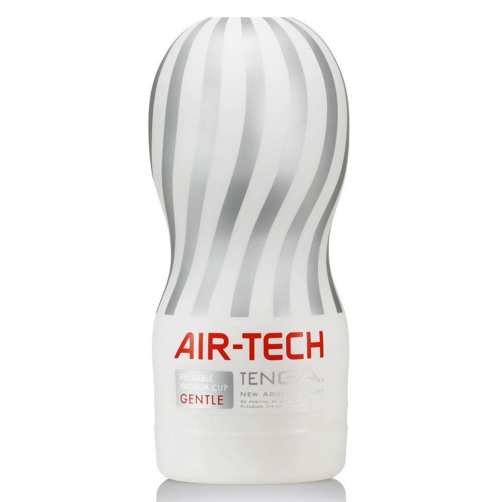 Tenga air tech reusable vacuum cup masturbator, a gentle and skin-toned pleasure aid.