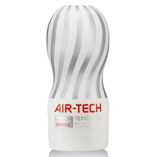 Tenga air tech reusable vacuum cup masturbator, a gentle and skin-toned pleasure aid.