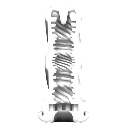 Tenga air tech twist ripple masturbator cup, textured reusable material, vacuum seal design.