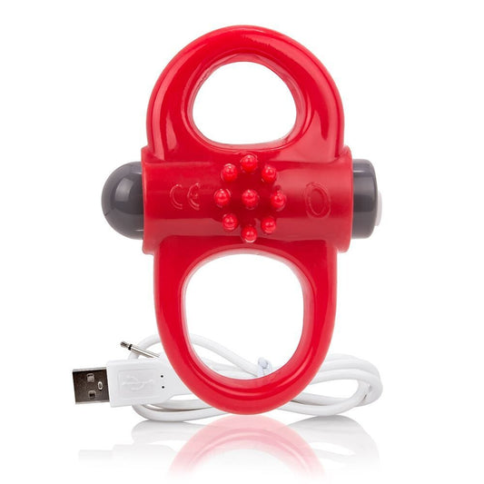 Rechargeable, reversible yoga cock ring, a pleasure enhancing toy with a smooth finish.