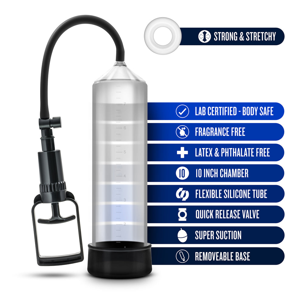 blush novelties performance vx3 penis enlargement system with vacuum pump and tubes