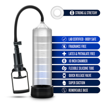 blush novelties performance vx3 penis enlargement system with vacuum pump and tubes