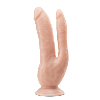 Blush Novelties dual 8-inch dildo with suction cup, penetrating style, flexible material