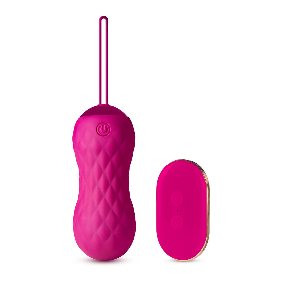 The blush carina kegel exerciser: a remote-controlled egg vibrator for pelvic floor exercises.