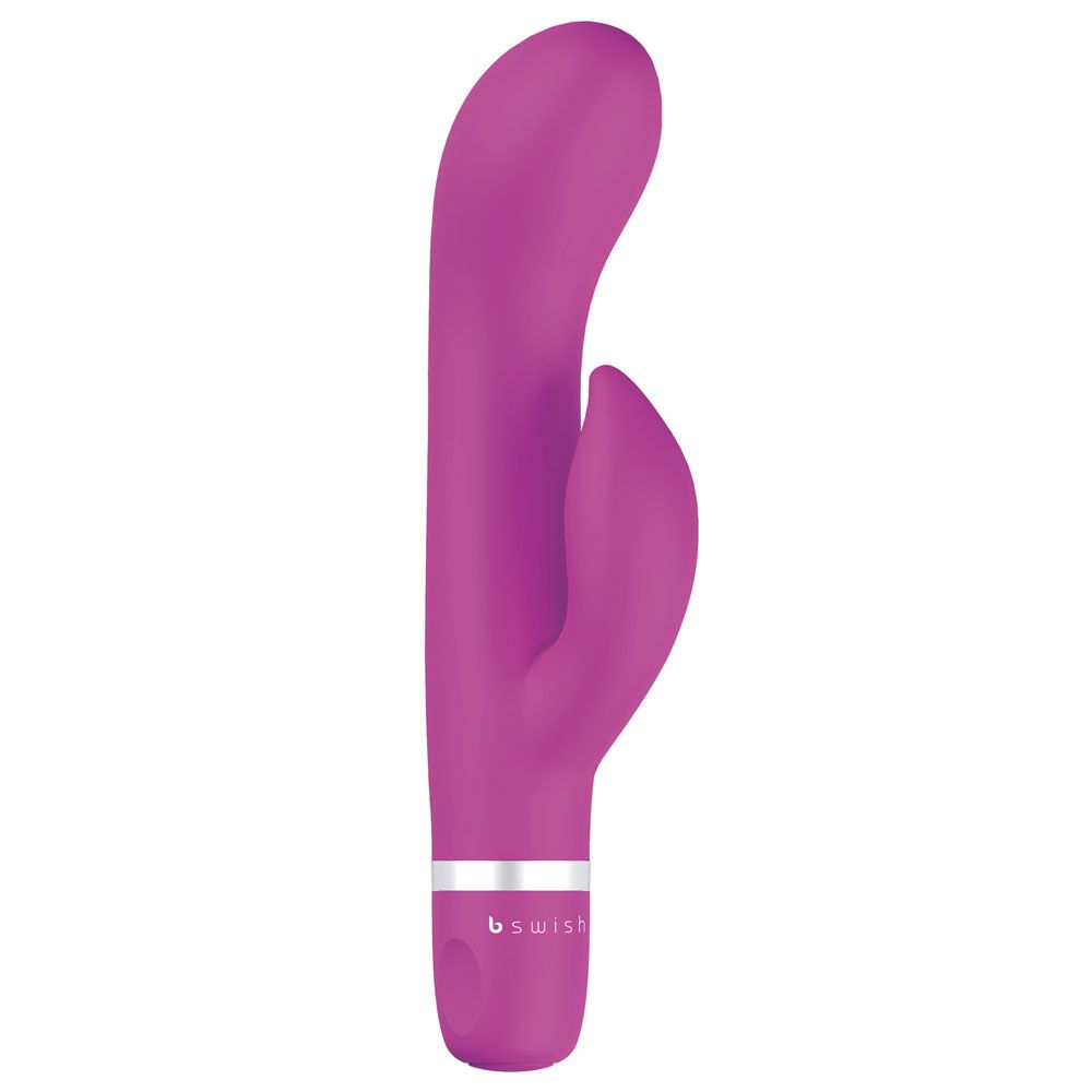 Marine blue bswish bwild classic vibrator, designed for clitoral stimulation, smooth finish.