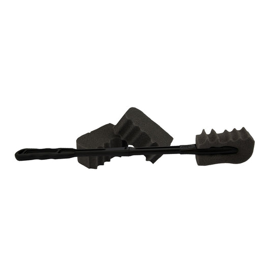 Grey bathmate cleaning brush for maintaining and cleaning your penis pump, essential developer tool.