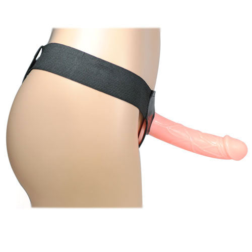 Black strap-on dildo with a seven-inch dong, part of the Various Toy Brands collection.
