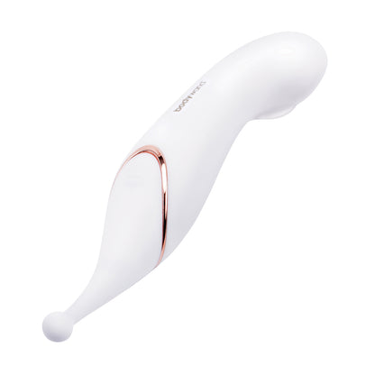 Bodywand dual stim vario clit stimulator vibrator, showing smooth purple silicone with ergonomic design.