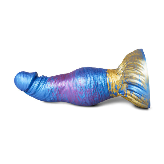 alien dildo with a suction cup base, type i, in a vibrant colour.