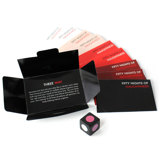 Creative Conceptions Fifty Nights Of Naughtiness game box, suggestive romantic couples game.