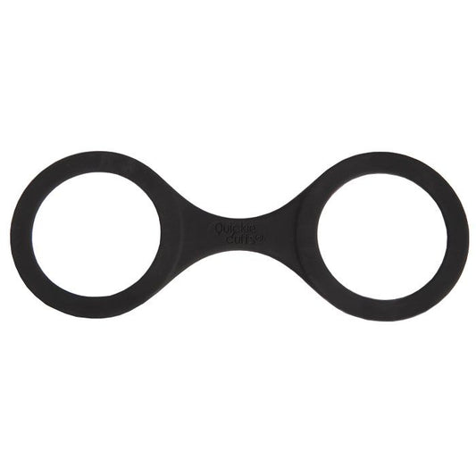 id lube quickie cuffs in medium, metal handcuffs for playful restraint and bondage.