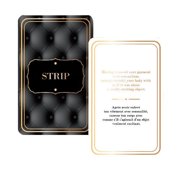 Strip or Tease game box from Creative Conceptions, with a cheeky, playful design.