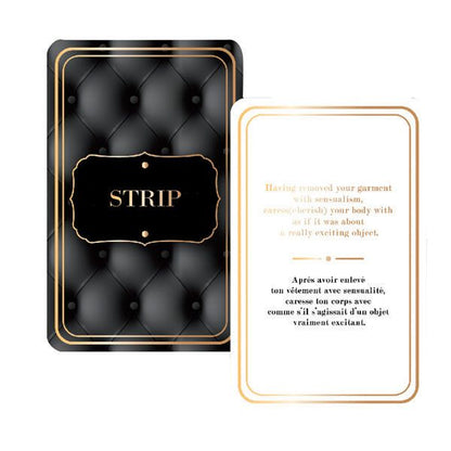 Strip or Tease game box from Creative Conceptions, with a cheeky, playful design.
