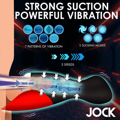 Vibrating masturbator for fellatio play, from Various Toy Brands; realistic textured sleeve, flesh-toned.