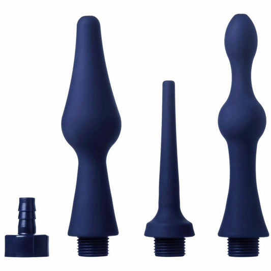 Close-up of clear, universal cleansing tips from Clean Stream, for personal hygiene use.