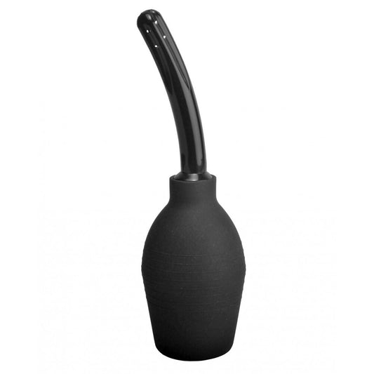 Clean Stream deluxe enema bulb, a translucent body with a comfort tip nozzle for personal hygiene.