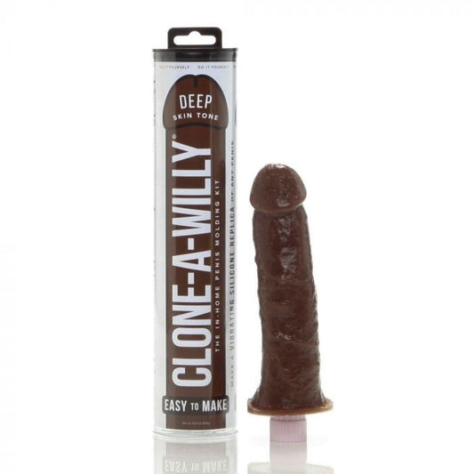 Empire Labs Clone A Willy kit in a deep skin tone, for creating your own mould.