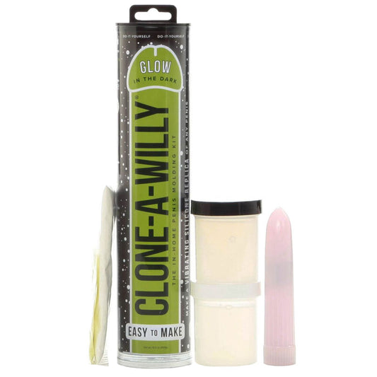 Empire Labs glow in the dark 'clone a willy' moulding kit, for custom fun.