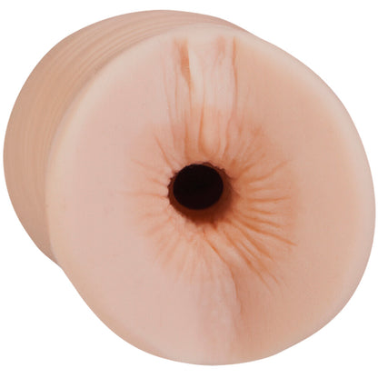 Doc Johnson Bobbi Star arse masturbator, realistic texture, pink and flesh-toned, for solo pleasure.