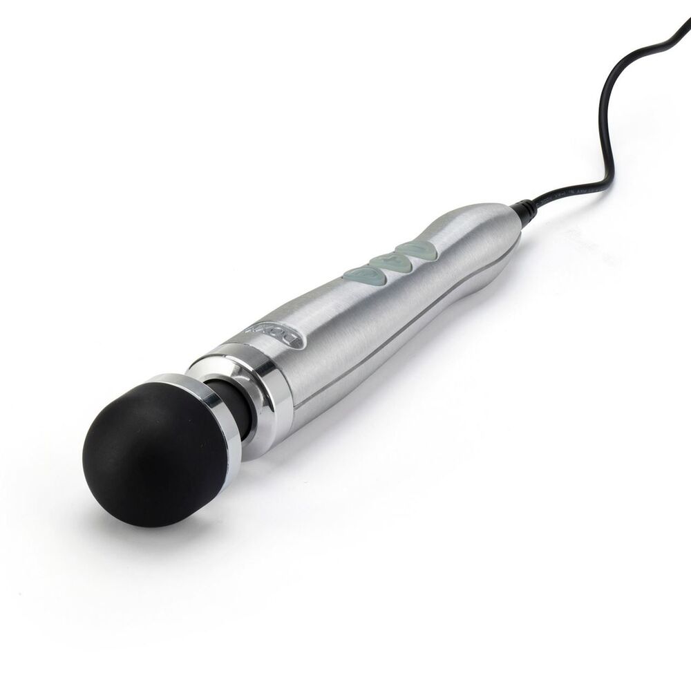 Doxy Wand Massager Number 3, a powerful corded vibrator with a flexible neck.