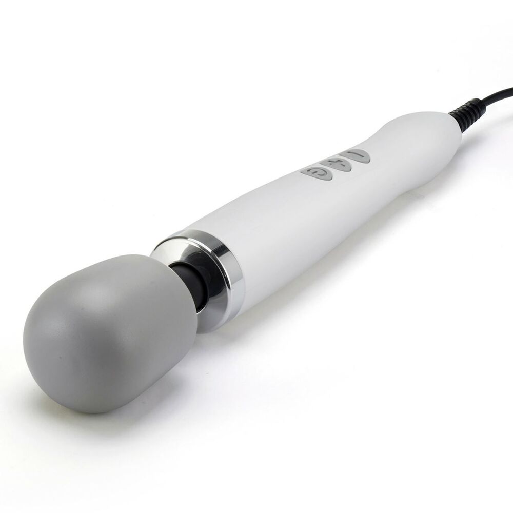 White doxy wand massager, a powerful and versatile device for targeted muscle relief.