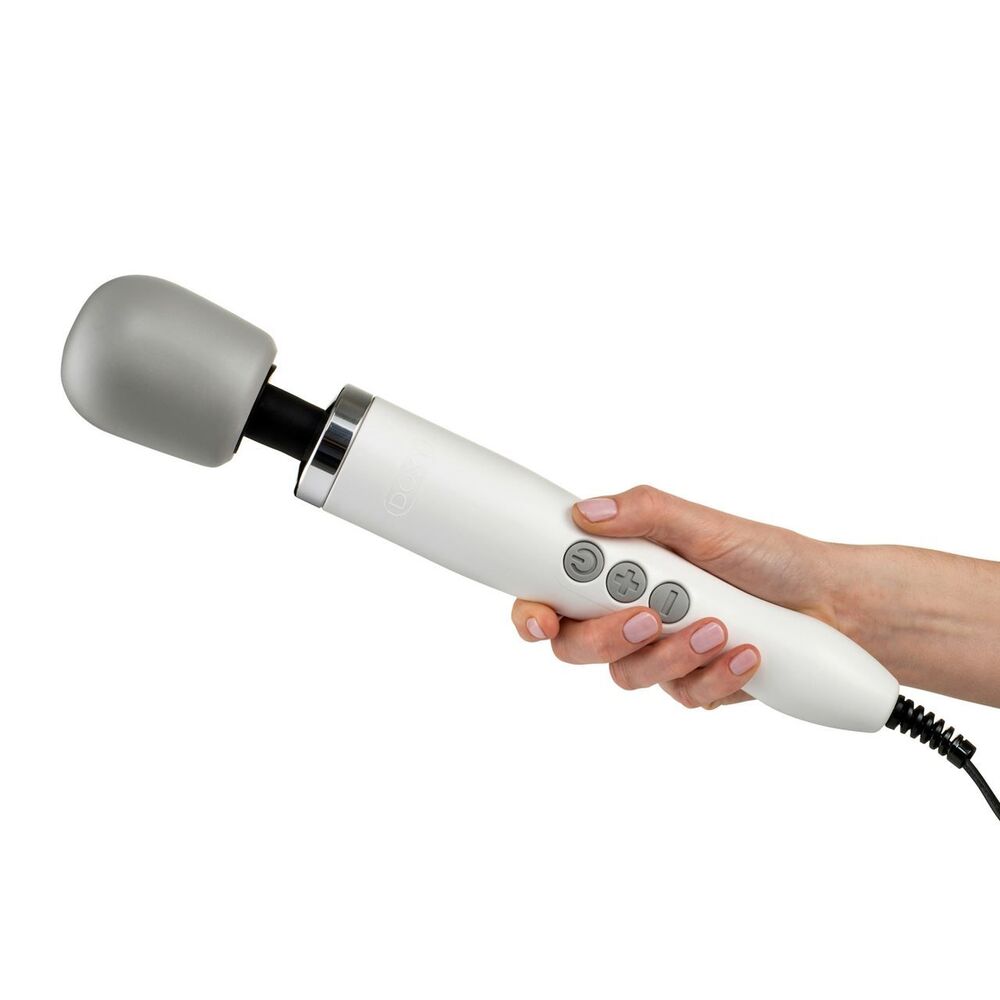 The Doxy Wand Massager in white, a powerful and versatile device for targeted massage.