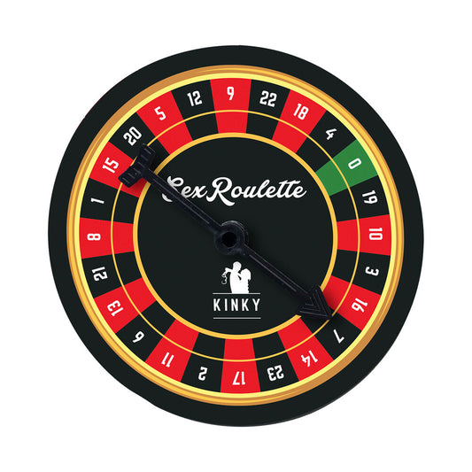 Kinky Sex Roulette game from various toy brands, for playful adults, pictured close-up.