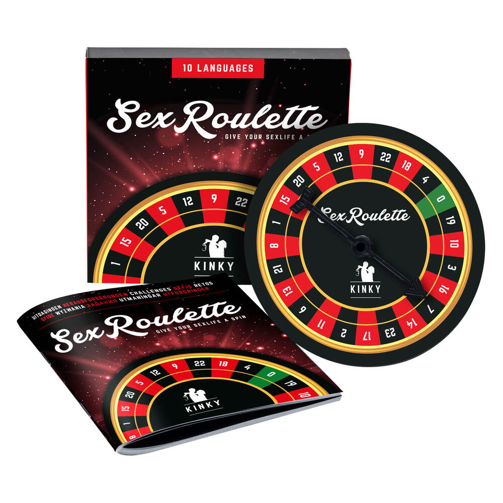 The kinky sex roulette game, promising a night of naughty fun with your partner.