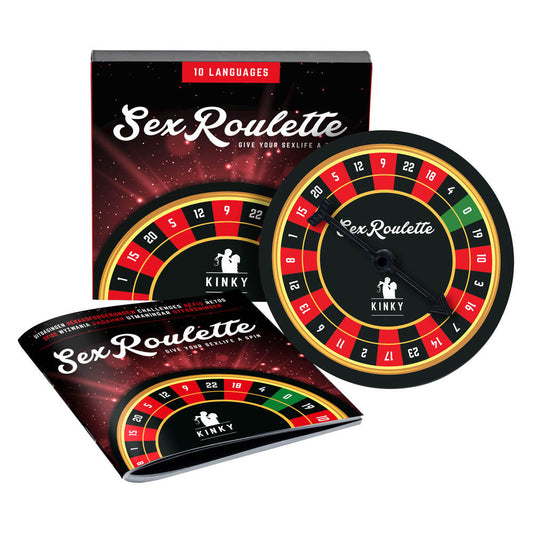 The kinky sex roulette game, promising a night of naughty fun with your partner.