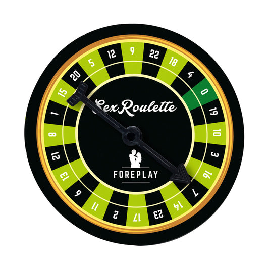 Foreplay sex roulette game by various toy brands, a fun game for adults.