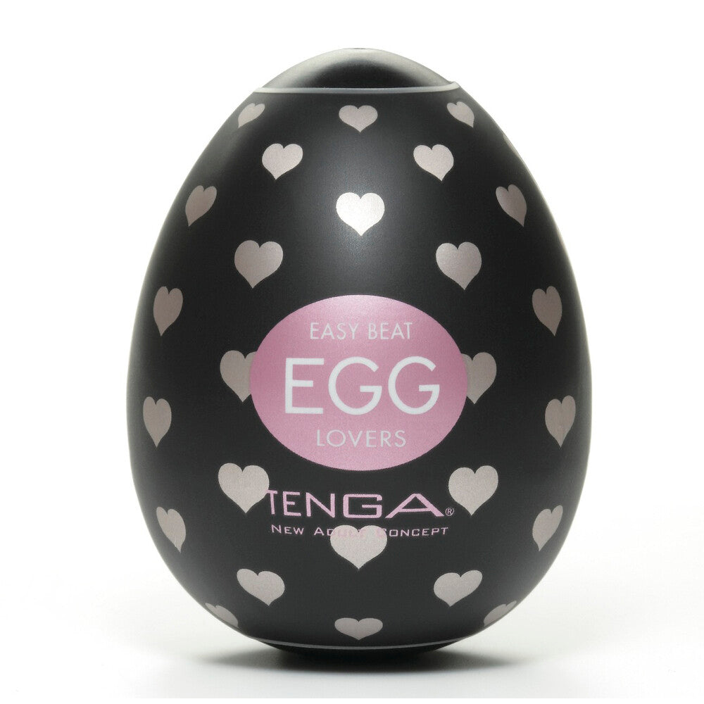 Textured, reusable tenga egg masturbator for men, close-up showing the soft, flexible material.