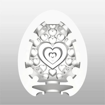 Tenga lovers egg masturbator, textured rubbery material, distinctive egg shape for personal pleasure