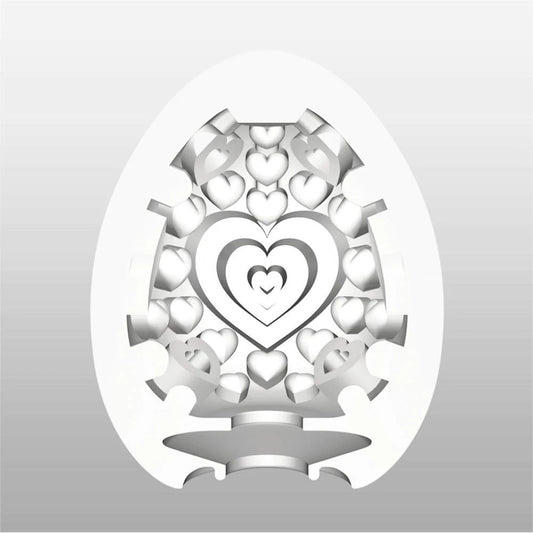 Tenga lovers egg masturbator, textured rubbery material, distinctive egg shape for personal pleasure