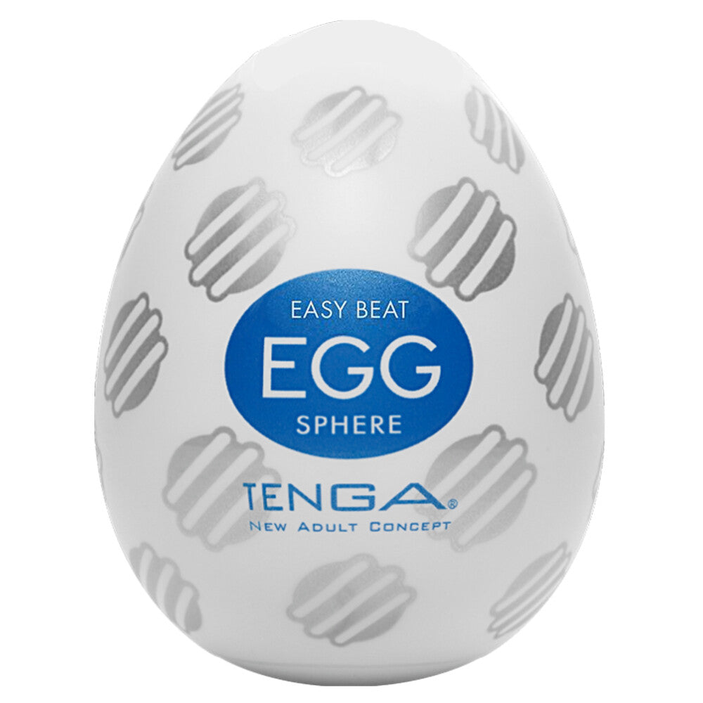 Textured tenga sphere egg masturbator, providing sensual pleasure and a unique intimate experience.