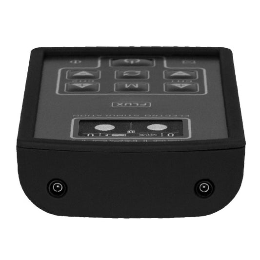 ElectraStim Flux Electro Stimulator for electrifying electro sex stimulation, silver finish.