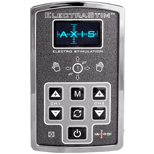 ElectraStim Axis electro stimulator for electro sex stimulation, metallic finish