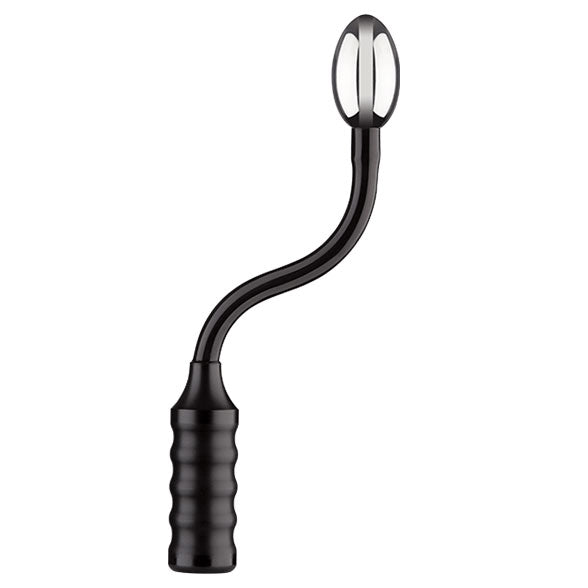 ElectraStim electro probe dildo for electro sex stimulation, smooth metal finish.