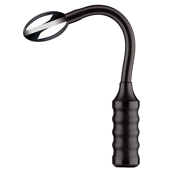 ElectraStim electro prob dildo, a black and chrome electro sex stimulation device for pleasure.