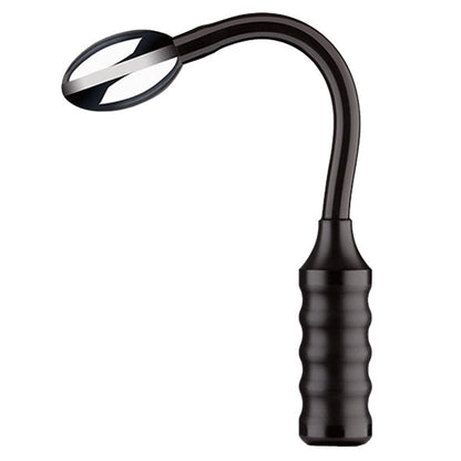 ElectraStim electro prob dildo, a black and chrome electro sex stimulation device for pleasure.
