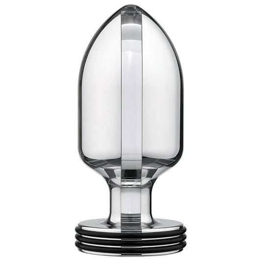 electrostim invader extreme electro butt plug, metallic finish, for electro sex stimulation