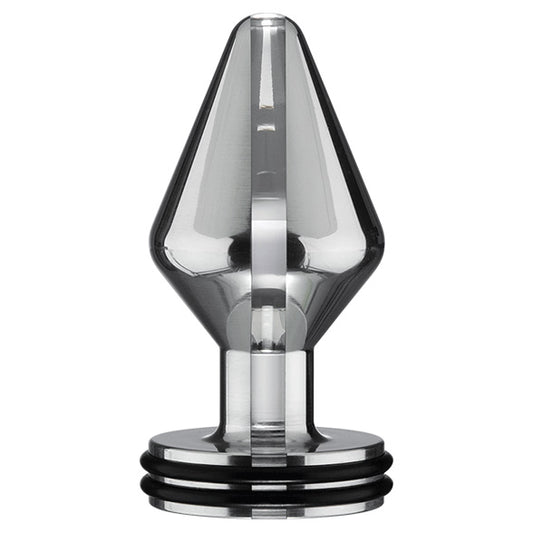 ElectraStim classic electro butt plug in metallic finish, a medium-sized pleasure device for electro sex stimulation.