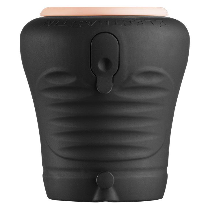 electrastim jack socket electrosex stroker, black and silver finish for electric stimulation play