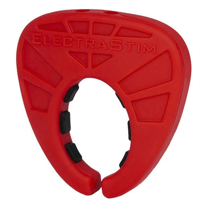 Electrastim silicone fusion viper bipolar cock ring for electro sex stimulation, in purple.